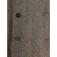Paltoane pentru Barbati - Paltoane Maison Margiela Single-Breasted Wool Coat BROWN STRIPE Barbati (BM 19524155) - B-mall.ro