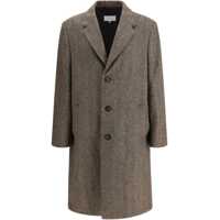 Paltoane Single-Breasted Wool Coat Barbati