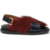Sandale Fur-lined Fussbett Sandals Femei