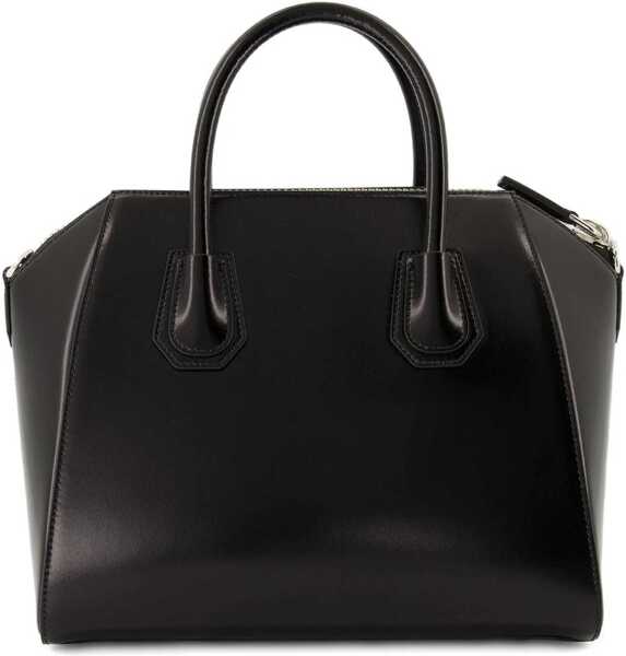 Genti de mana Givenchy Antigona small leather Box Handbag BLACK Femei (BM 19524173) 2