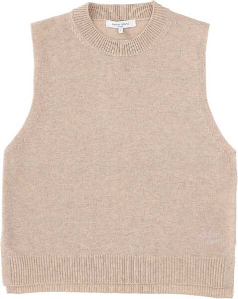 Veste casual MAISON KITSUN Wool Vest BEIGE Femei (BM 19524275) 1