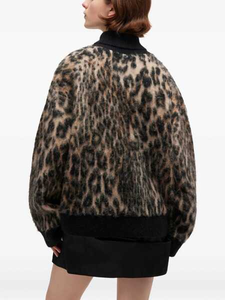 Pulovere Ganni High Collar Sweater ANIMALIER Femei (BM 19524293) 4