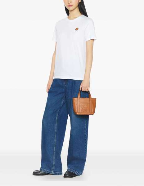 Tricouri MAISON KITSUN Fox Head T-Shirt WHITE Femei (BM 19524296) 2