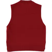 Veste Dama - Veste casual MAISON KITSUN Wool Vest BORDEAUX Femei (BM 19524302) - B-mall.ro