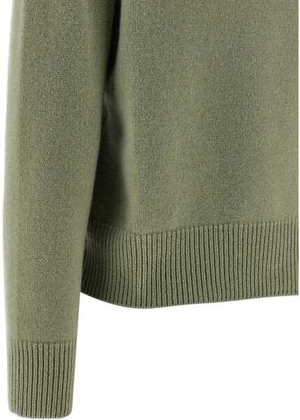 Pulovere MAISON KITSUN Fox Head Sweater GREEN Femei (BM 19524305) 4