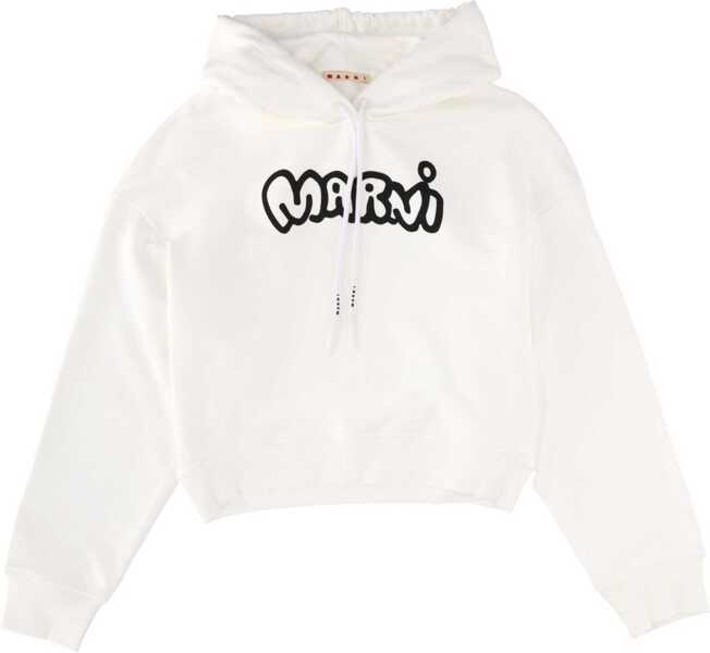 Bluze de trening Marni Sweatshirt With Logo WHITE Femei (BM 19524308) 1