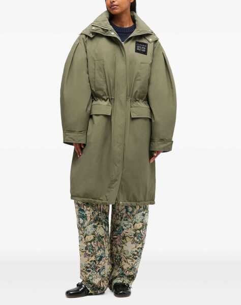 Geci Parka Ganni Tri-Layer Parka GREEN Femei (BM 19524311) 2