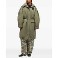 Geci Parka Dama - Geci Parka Ganni Tri-Layer Parka GREEN Femei (BM 19524311) - B-mall.ro