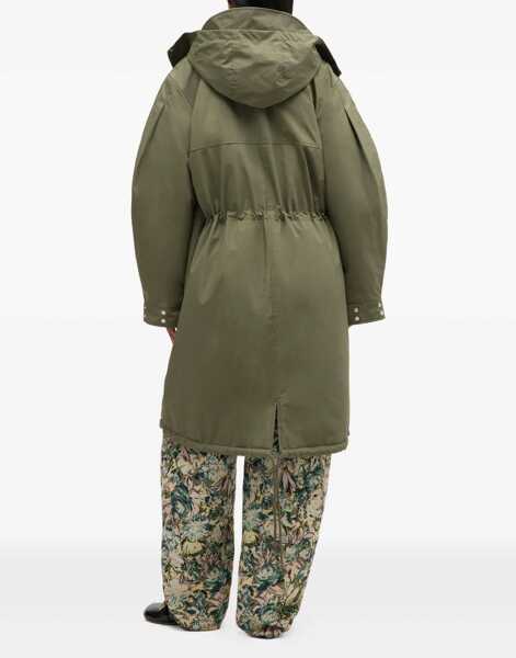 Geci Parka Ganni Tri-Layer Parka GREEN Femei (BM 19524311) 3