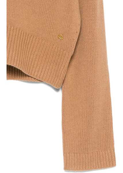Pulovere casual Ganni Wool Jersey. BEIGE Femei (BM 19524335) 3