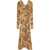 Ganni Long Dress With "Zebra" Print ANIMALIER