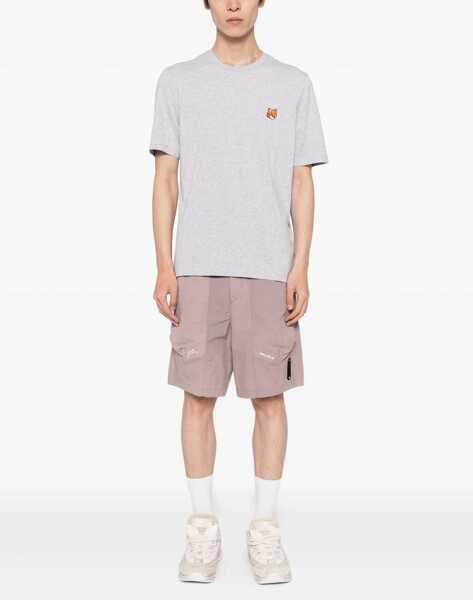 Tricouri MAISON KITSUN Fox Head T-Shirt GREY Barbati (BM 19524368) 2