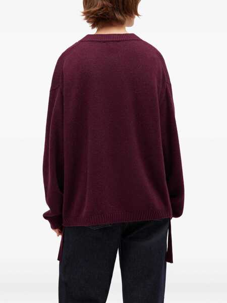 Pulovere Ganni Wool Sweater BORDEAUX Femei (BM 19524389) 4