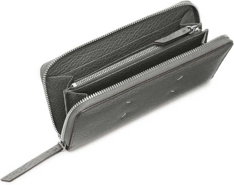 Portofele Maison Margiela Leather Wallet BLACK Barbati (BM 19524407) 5