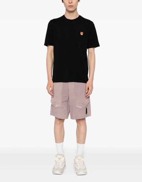 Tricouri MAISON KITSUN Fox Head T-Shirt BLACK Barbati (BM 19524410) 2