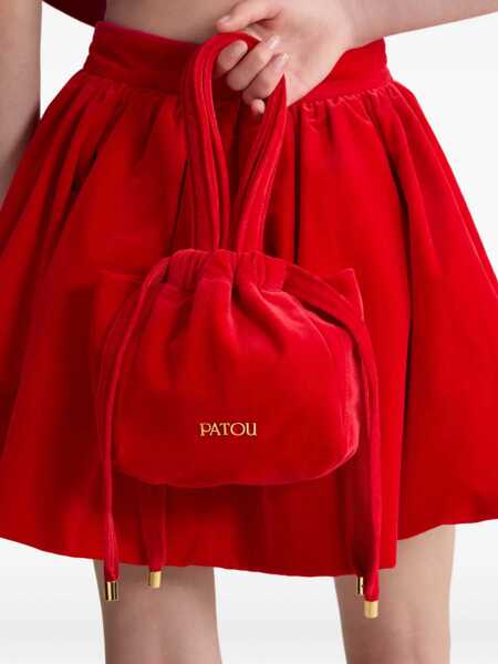 Genti de umar Patou Velvet Clutch Bag RED Femei (BM 19524422) 2