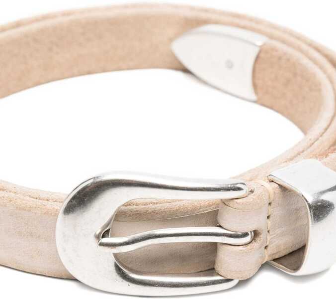 Curele OUR LEGACY Leather Belt WHITE Barbati (BM 19524425) 2