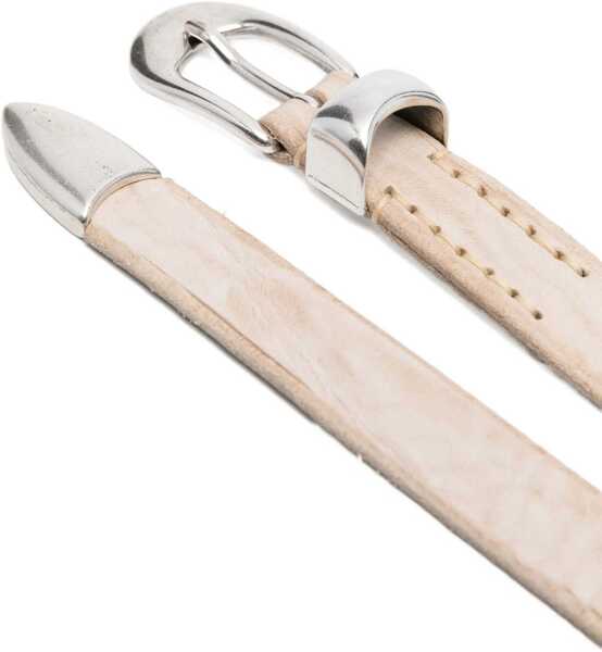 Curele OUR LEGACY Leather Belt WHITE Barbati (BM 19524425) 3