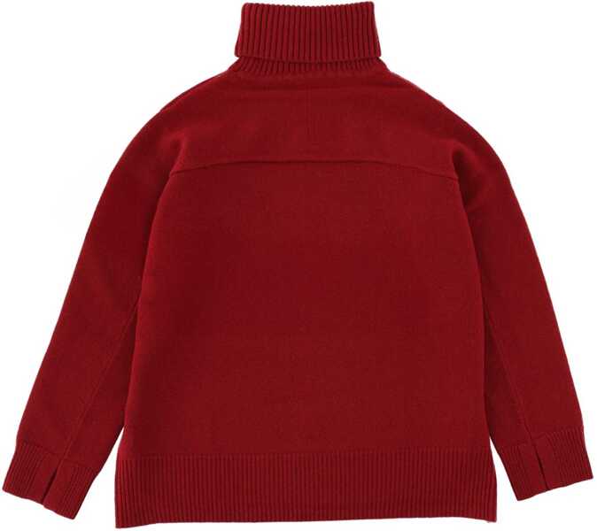 Pulovere MAISON KITSUN Turtleneck Sweater BORDEAUX Femei (BM 19524446) 2
