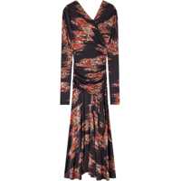 Rochii casual Long Dress With Floral Print Femei