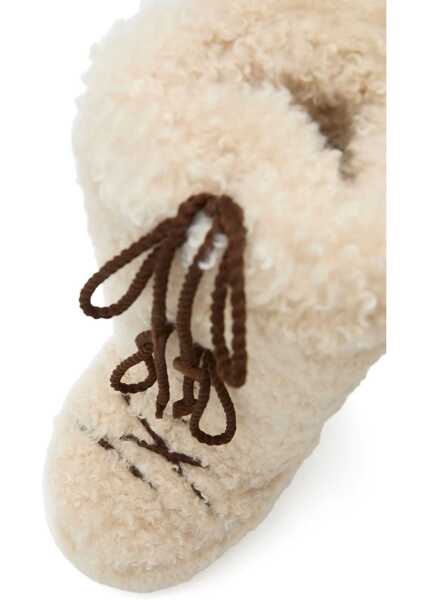 Bocanci casual Moon Boot Icon Curly Extra snow Boots ECRU Femei (BM 19524659) 4