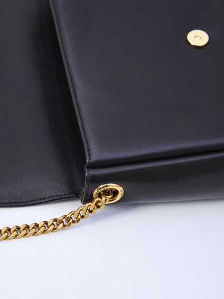 Genti de umar Saint Laurent Leather Shoulder Bag BLACK Femei (BM 19524713) 4