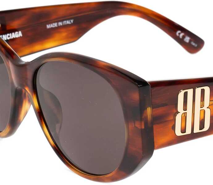 Ochelari de soare Balenciaga Acetate Sunglasses BROWN HAVANA PATTERN Femei (BM 19524728) 2