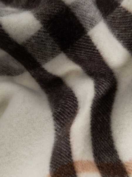 Esarfe Burberry Cashmere Check Scarf SAND/PEBBLE WHITE Barbati (BM 19524740) 3