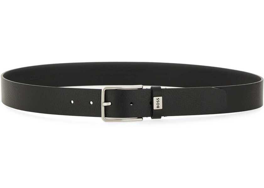 Curele Hugo Boss Leather Belt BLACK Barbati (BM 19524803) 2