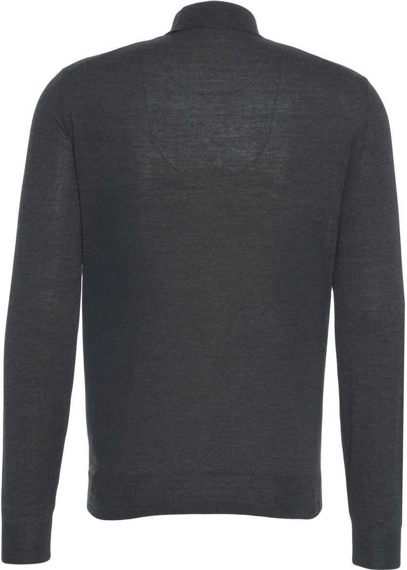 Pulovere Gender Merino wool mock neck sweater Grey Barbati (BM 19524833) 3