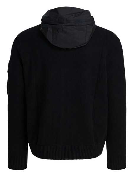 Paltoane C.P. Company Metropolis Series zipped sweater Black Barbati (BM 19525731) 2