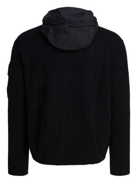 Paltoane C.P. Company Metropolis Series zipped sweater Black Barbati (BM 19525731) 3