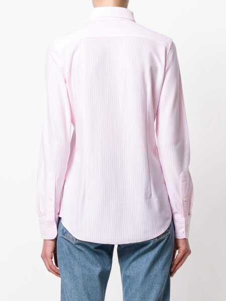 Camasi office Ralph Lauren Oxford shirt with embroidered pony Pink Femei (BM 19525734) 4