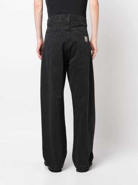 Blugi drepti Carhartt Landon Jeans Black Barbati (BM 19525782) 4