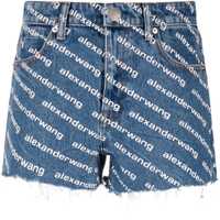 Pantaloni scurti Shorts With All Over Logo Femei