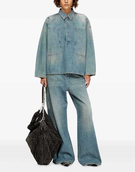 Camasi casual Diesel Henley Top in De-Priss 01 Femei (BM 19527605) 2