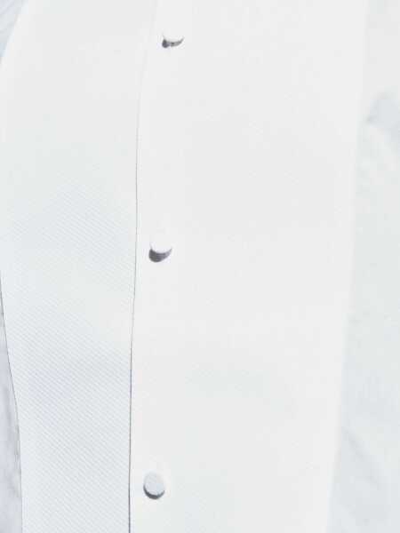 Camasi casual Tom Ford Cocktail Shirt in voile OPTICAL WHITE Barbati (BM 19527608) 4