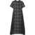 Burberry Check Wool Blend Kilt Dress ONYX GREY/LT GREY CK