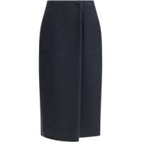 Fuste Walker Wrap Midi Skirt Femei