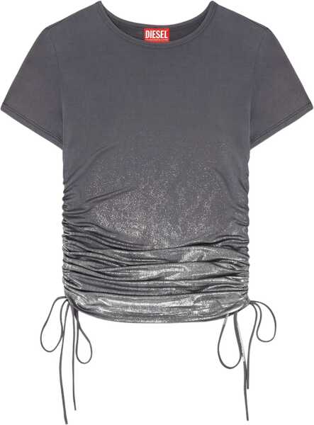 Tricouri Diesel Jersey Top with side drawstrings 9AW Femei (BM 19527638) 1