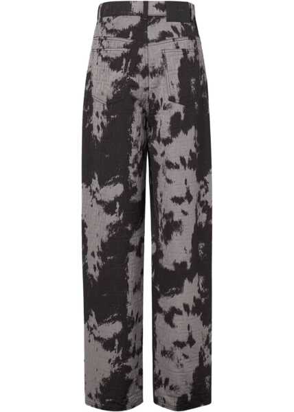 Blugi Fendi FF Animalier Print Jeans BLACK Femei (BM 19527641) 2