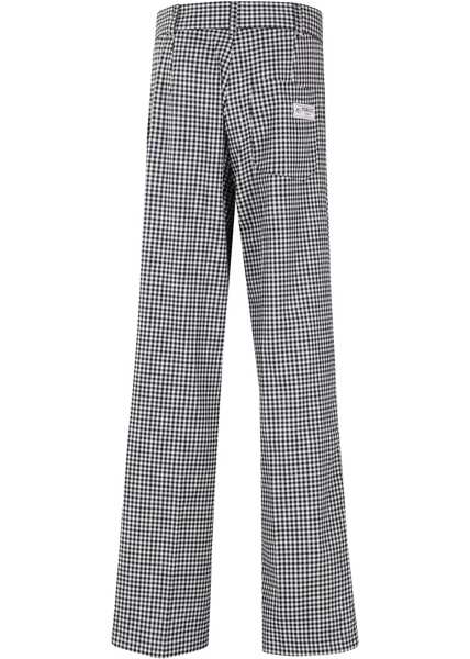 Pantaloni casual Fiorucci Gingham Trousers BLACK AND WHITE Femei (BM 19527653) 2