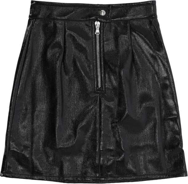 Fuste Fiorucci Mini Skirt Vinyle BLACK Femei (BM 19527656) 2