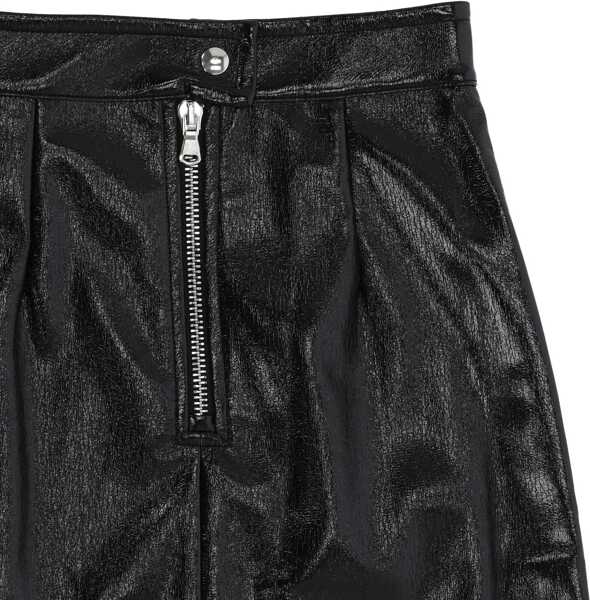 Fuste Fiorucci Mini Skirt Vinyle BLACK Femei (BM 19527656) 4