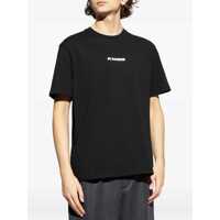 Tricouri Jil Sander pentru Barbati - Tricouri Jil Sander Crew-neck cotton T-shirt with printed logo BLACK Barbati (BM 19527662) - B-mall.ro