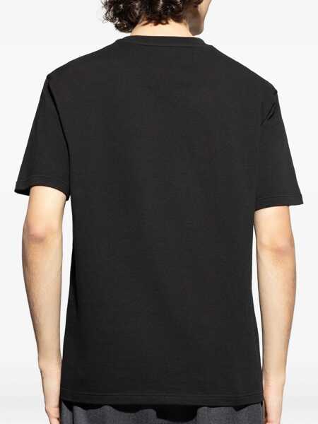 Tricouri Jil Sander Crew-neck cotton T-shirt with printed logo BLACK Barbati (BM 19527662) 4
