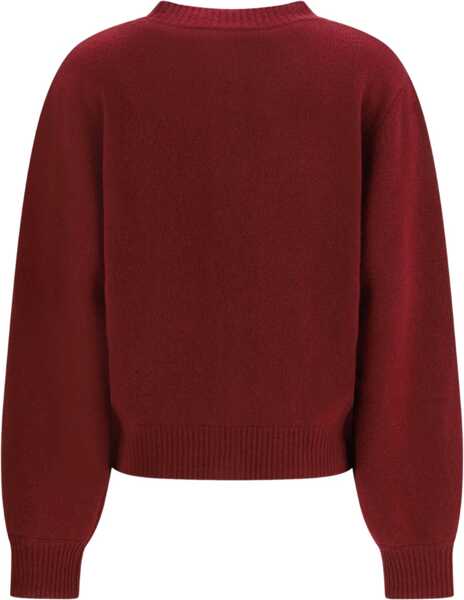 Cardigane Marni Cashmere Cardigan with patch BURGUNDY Femei (BM 19527671) 2