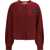 Marni Cashmere Cardigan with patch BURGUNDY