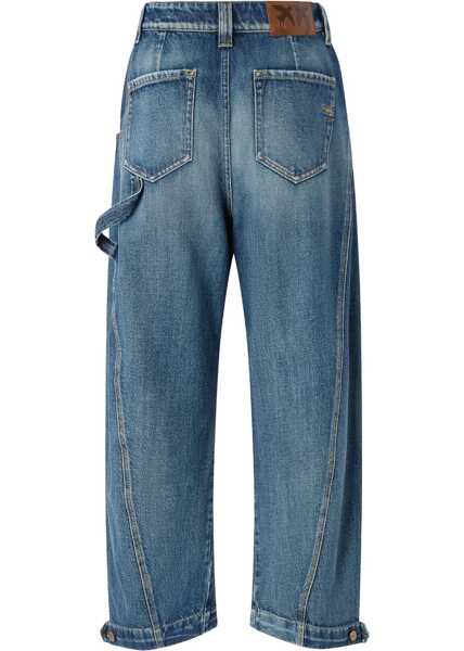 Blugi Pinko Balloon Jeans with zip LAVAGGIO VINTAGE MEDIO SCURO Femei (BM 19527719) 2