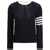 Thom Browne Pointelle Sweater NAVY